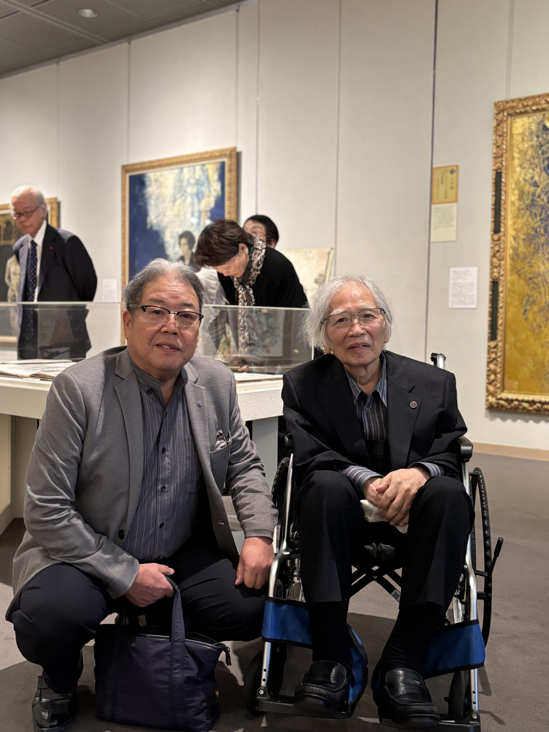 左）加藤令吉先生　右）藤森兼明先生